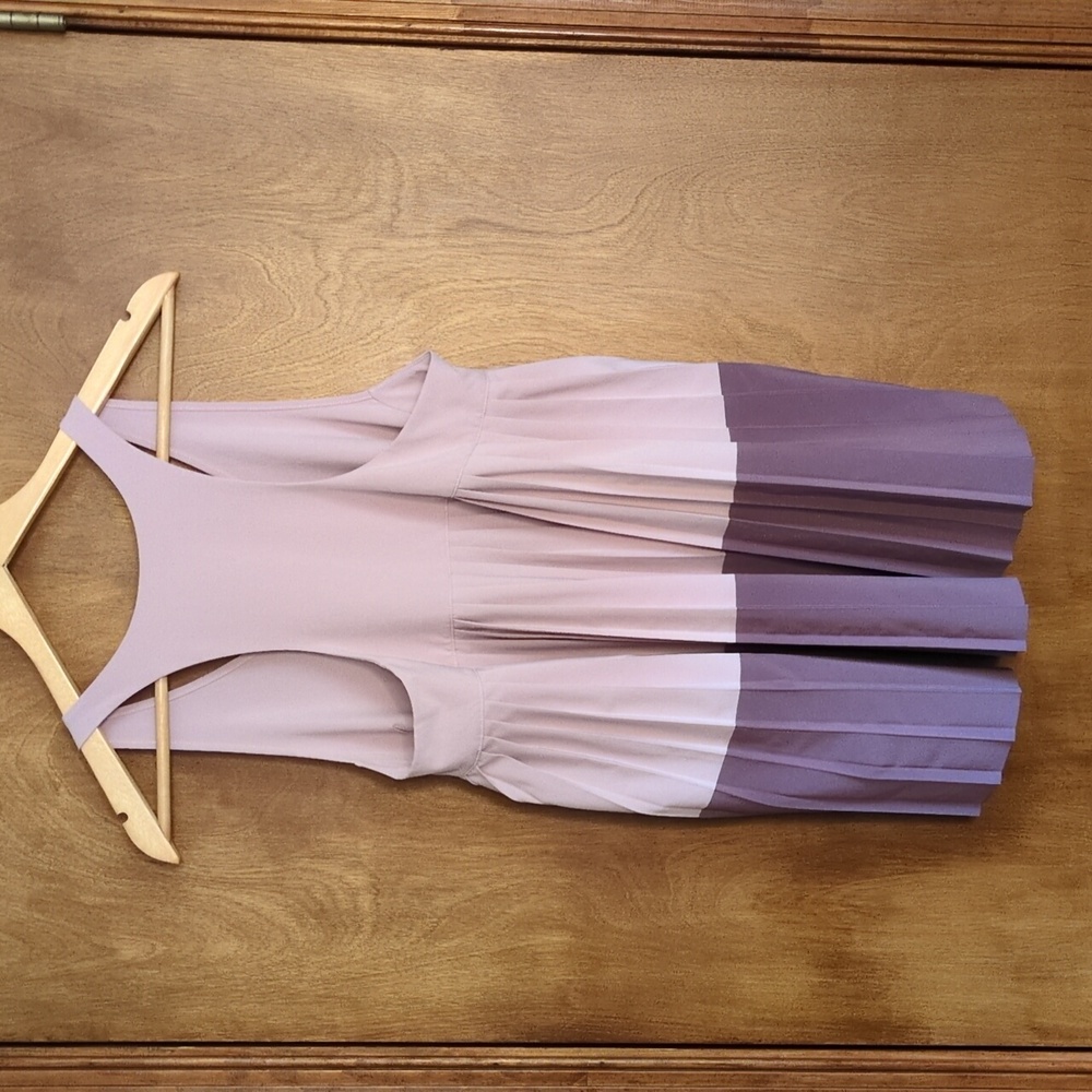 Athleta Swing Forward Pleated Tank In Smoked Mauve Size S - Picture 5 of 8